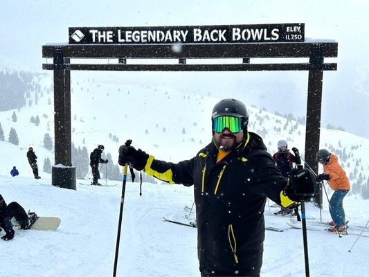 Entrance to the Back Bowls of Vail