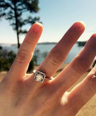 Another beautiful customer engagement photo.