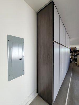 Floor to ceiling stack of cabinets!