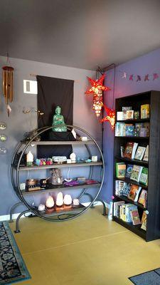 How to books, lighting, statuary, boxes, tarot, sealing wax, singing bowls