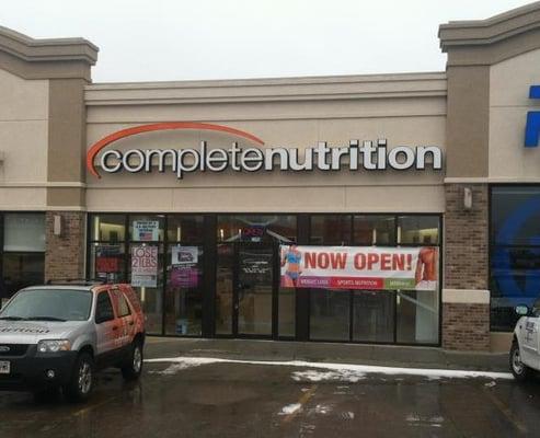 Just west of Lowe's and next to Carino's Italian Steakhouse is where Complete Nutrition is located in Bismarck.