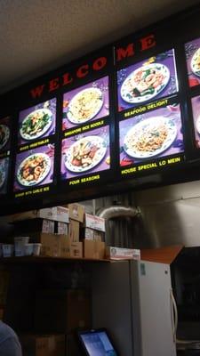 Sample Wall Menu