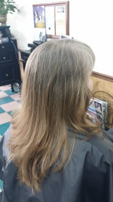 Before color, highlights and cut