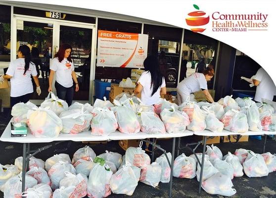 Community Health and Wellness Center of Miami Food Drive Monday Weekly