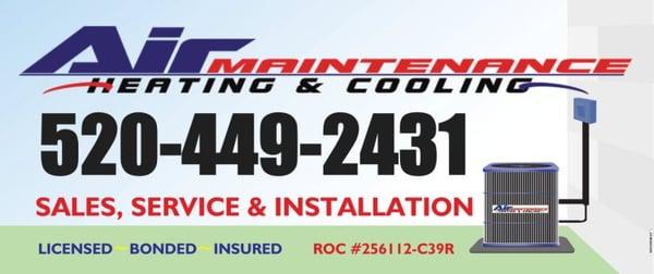 We are the "Go To" guys for HVAC Services in Tucson.