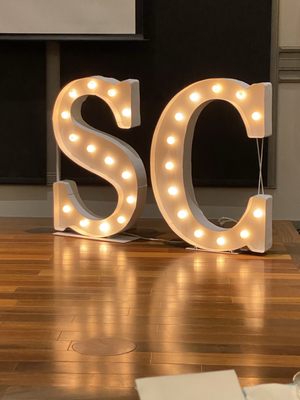 Marquee letters available for pricing