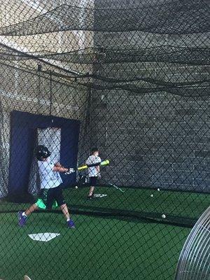 2 available batting cages