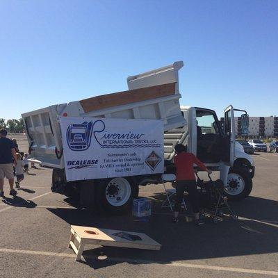 Riverview International attending Sacramento's Junior league's "Touch-a-Truck" event 10/9/16