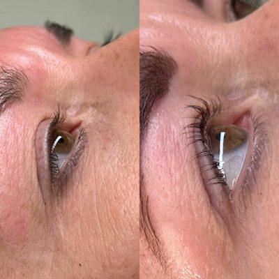 lash lift and tint