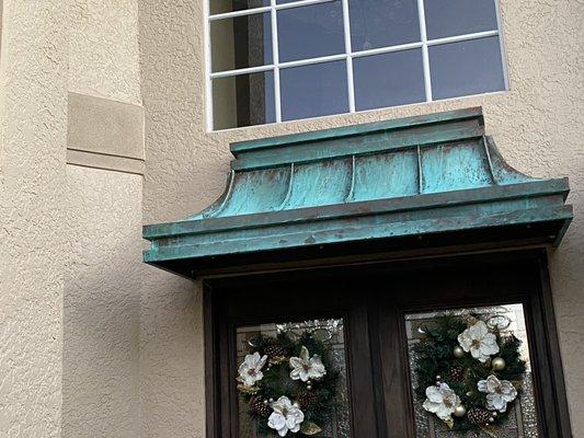 Copper Awning