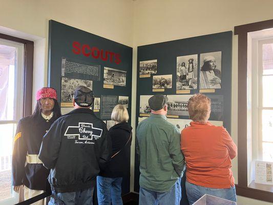 Display on Apache scouts