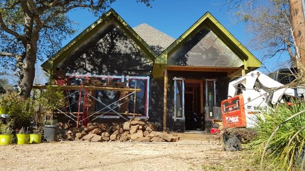 New office under construction at 171 Baker Lane, Leander, TX 78641. Uploaded 1/19/16