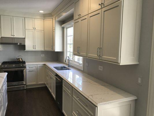 Painted Shaker cabinets