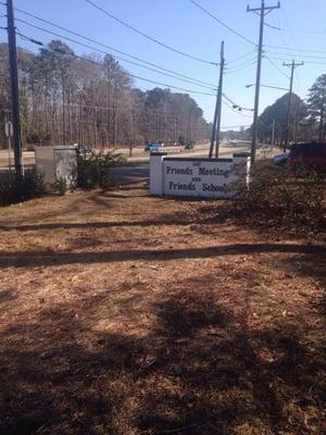 The sign on Laskin Road - right across from the YMCA on Hilltop