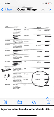 Evidence Ocean Village POA stole from my bank!