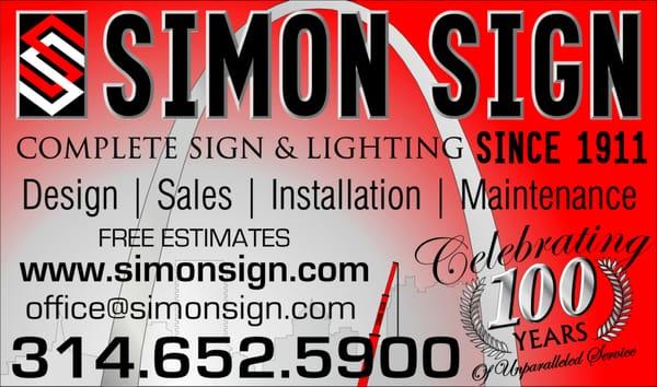 Simon Sign Erection