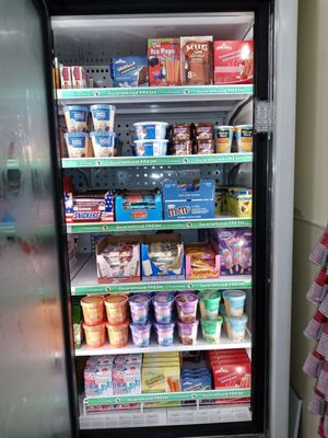 Frozen Ice Cream products nice at Broadlands