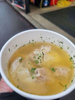 Dumpling soup bowl