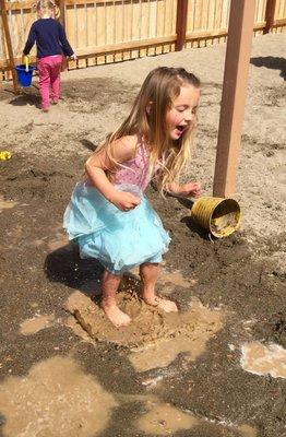 Purple Door Preschool...where you might be sent home with a muddy kid on a weekly basis!