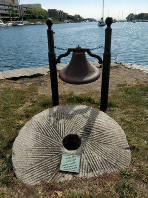 Sign commemorating Roger Sherman Baldwin