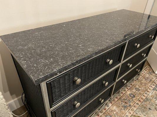 Granite dresser top