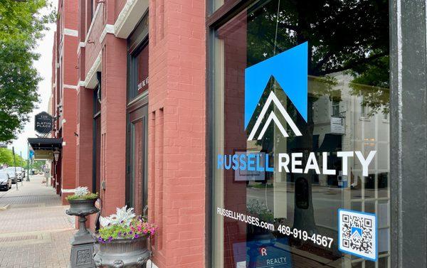 Downtown office of Russell Realty in McKinney Texas.