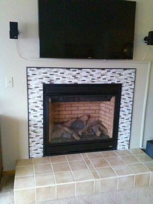 Gas fireplace