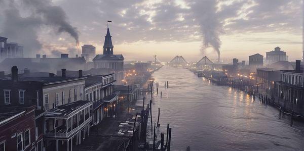 early 1700s New Orleans