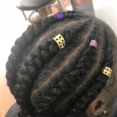 7 Feeding braids starting at $15.00 a braids