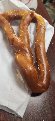 Plain pretzels