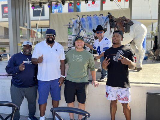 Kenny Gant, Ed "Too Tall" Jones, Tyler Biadasz and Sam Williams