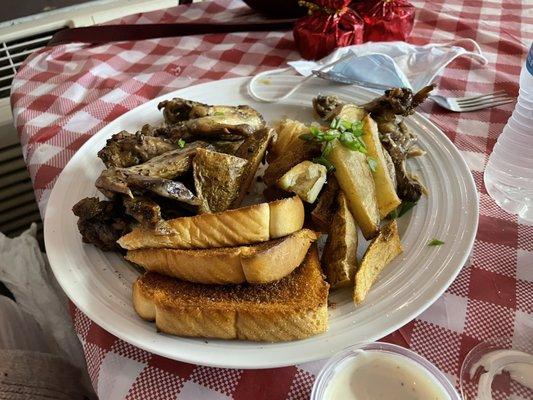 Wings plate. Yum!