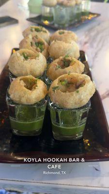 Pani puri shots