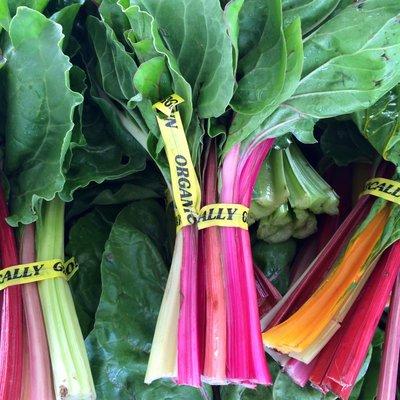 Rainbow Chard bunches, another CSA favorite.