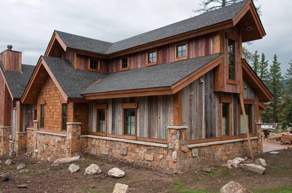 Antique Gray & Faded Red Barn Wood