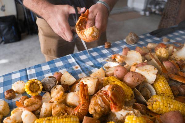 Oak Island Seafood Boil