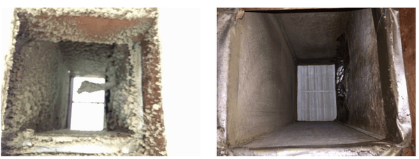 Before and After Air Duct Cleaning