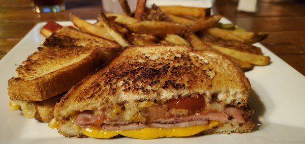 Ham & Cheese Toastie with French fries