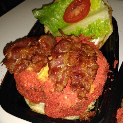 9.00 Hot Cheeto Burger / Fries