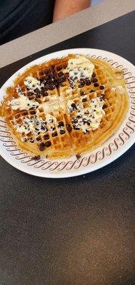 Chocolate chip waffle