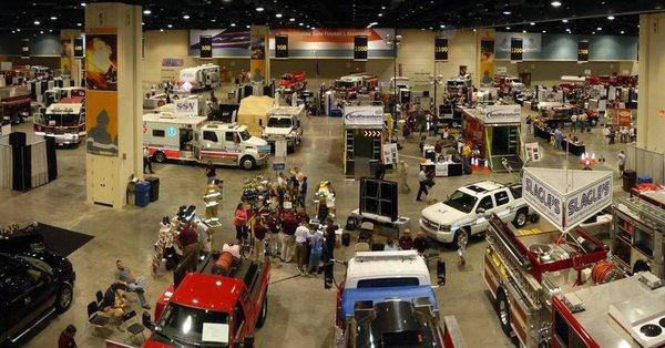 Chesterfield Insurers displays at a trade show.