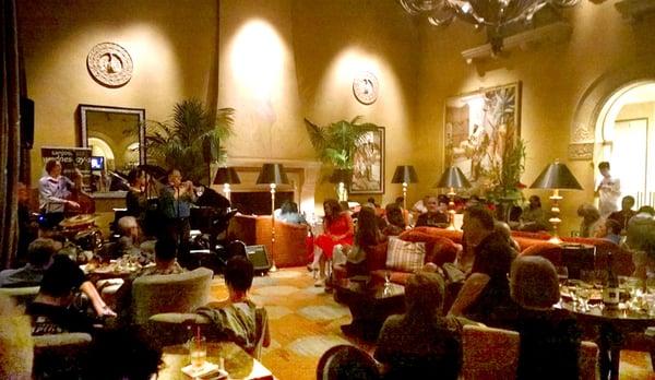 A full house and great jazz at the Hedley Club Lounge