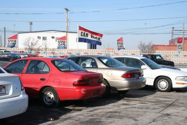 Vehicles on our used car lot.