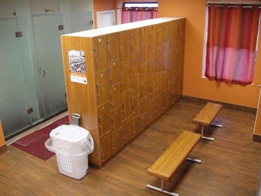 Newly renovated Women's Locker room