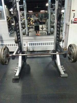 Shoulder shrugs 8 sets 245lbs. Get that money!