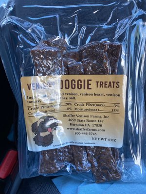 Venison dog treats