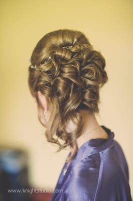 wedding up-do!