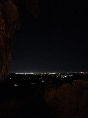 View from the park at the eclipse viewing of the super blue blood moon!