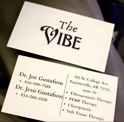 The Vibe business card