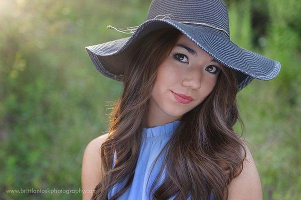 Elegant Senior Portraits by Britt Lanicek Photography